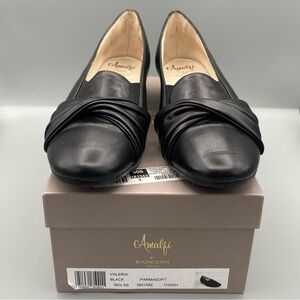 EUC Amalfi by Rangoni Valeria Wedge Heels in Black
